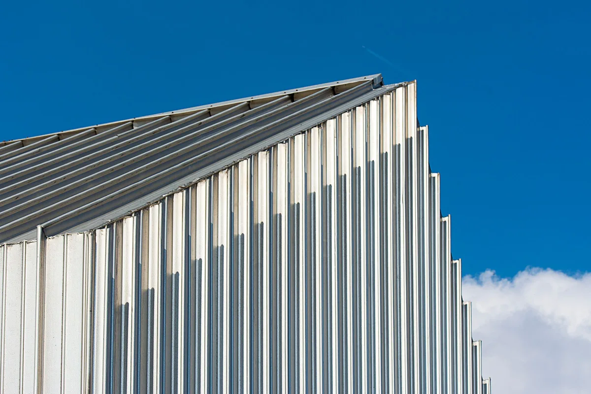 Standing-seam metal roof and wall panels